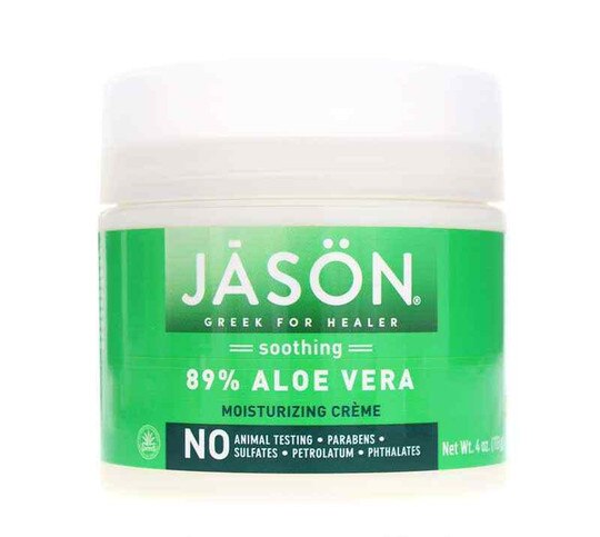 Soothing 89% Aloe Vera Moisturizing Cream, 4 Oz, JS