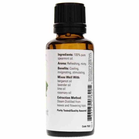 Spearmint Essential Oil, 1 Oz, NOW