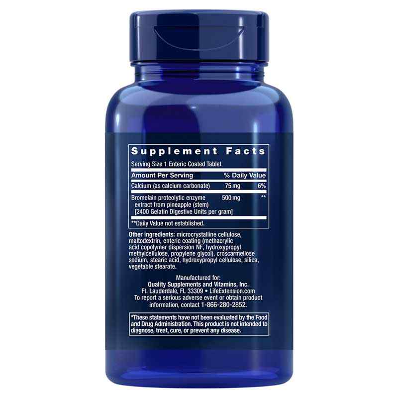 SpeciallyCoated Bromelain 500 Mg, Life Extension