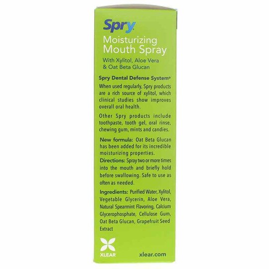 Spry Moisturizing Mouth Spray, 4.5 Oz, XLR