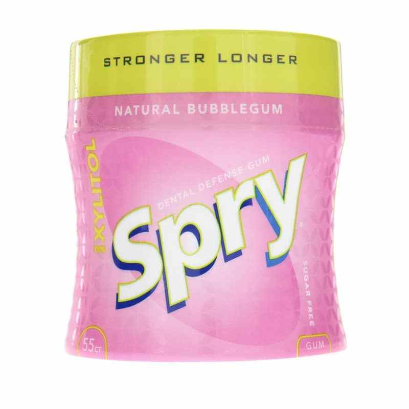 Spry Stronger Longer Xylitol Gum, Xlear