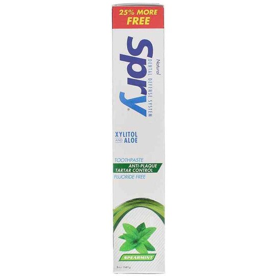 Spry Xylitol Toothpaste Fluoride Free, XLR