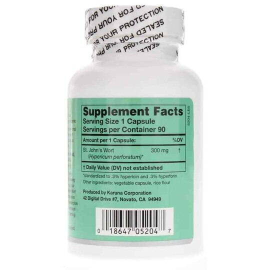 St. John's Wort, 90 Veg Capsules, KRU