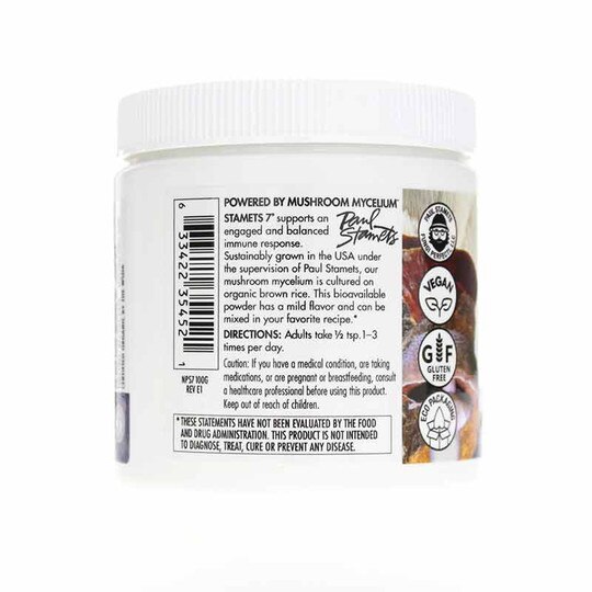 Stamets 7 Mushroom Mycelium Powder, 3.5 Oz, HDF