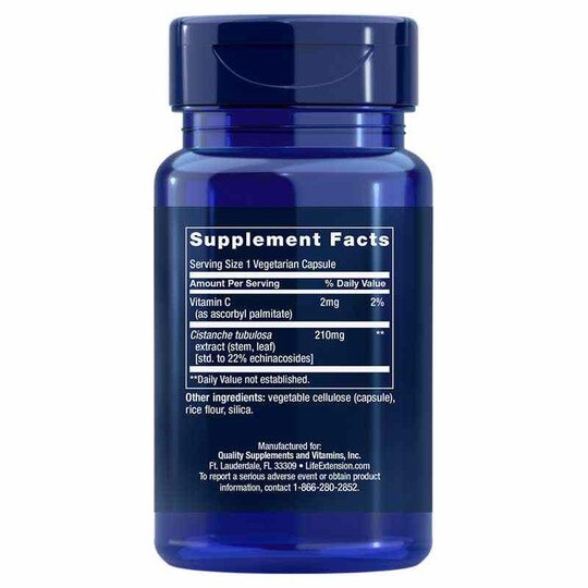 Standardized Cistanche, 30 Veg Capsules, LFE