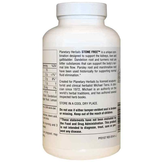 Stone Free 820 Mg Planetary Herbals