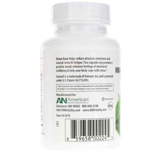 Stress Ease, 60 Veg Capsules, ANT