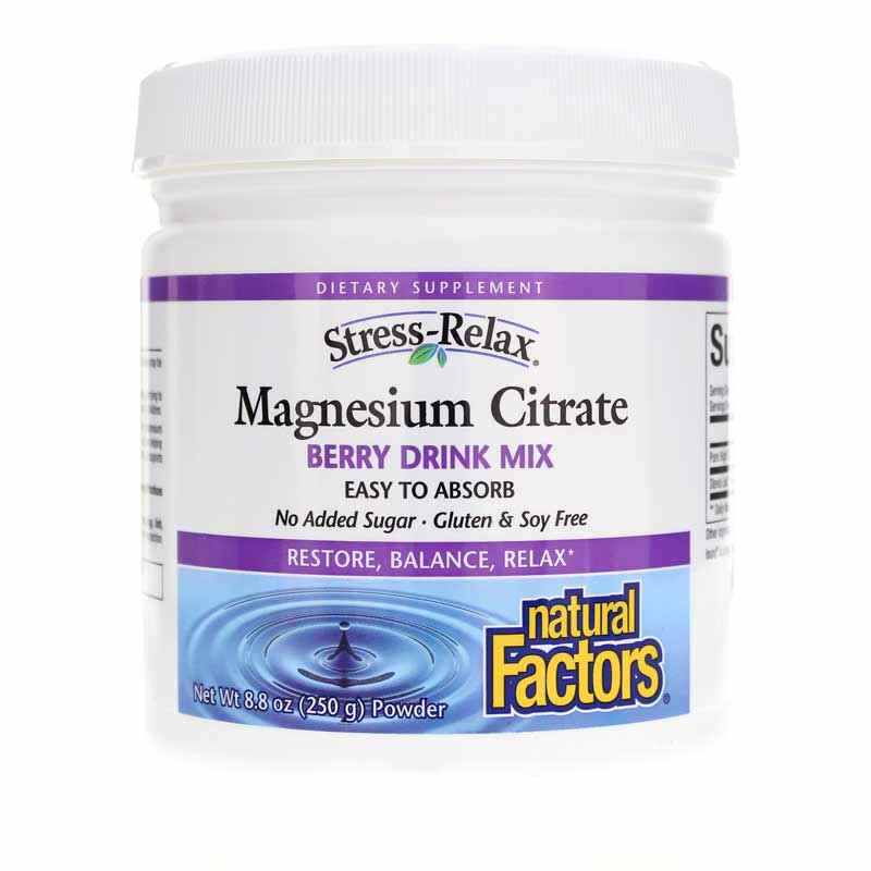 StressRelax Magnesium Citrate, Natural Factors