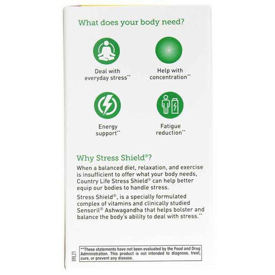 Stress Shield, 60 Veg Capsules, CTL