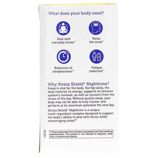 Stress Shield Nighttime, 60 Vegan Capsules, CTL