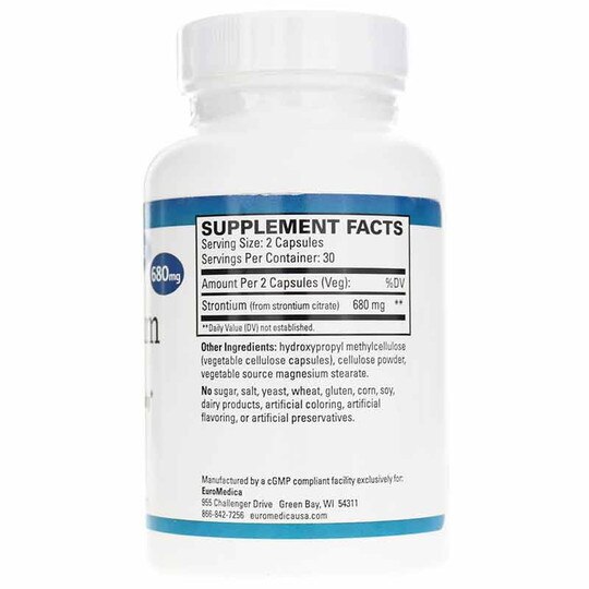 Strontium, 60 Capsules, EUMD