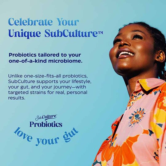 Subculture Probiotic Daily Gut Health, 30 Capsules, ENZ