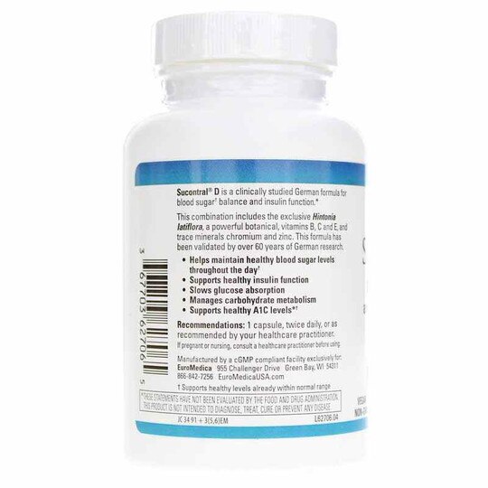 Sucontral D, 60 Capsules, EUMD