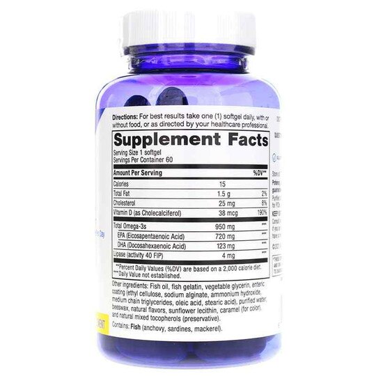 Super Critical Omega, 60 Enteric Coated Softgels, ADVN