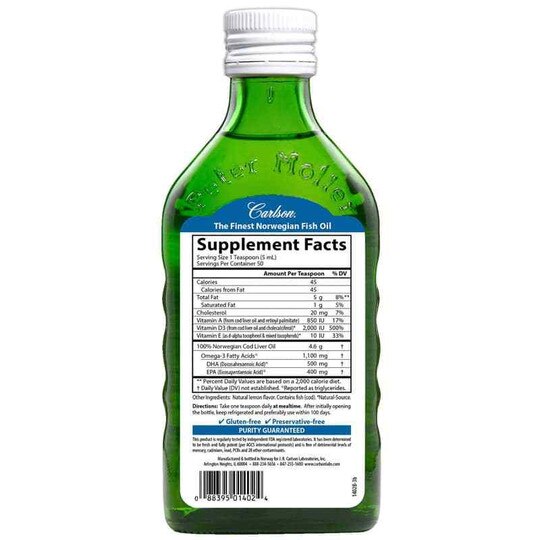 Super D Omega-3 2000 IU Vitamin D3 with Natural Lemon Fl, CL
