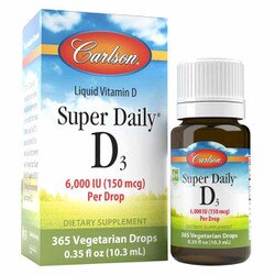 Super Daily D3 6000 IU Vitamin D Liquid 1