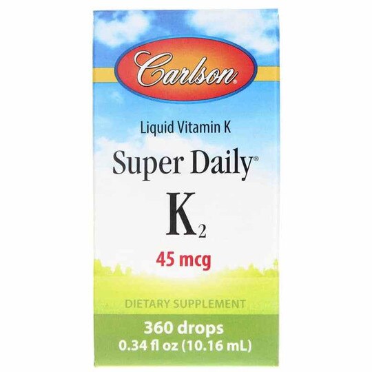 Super Daily K2 45 Mcg, 360 Drops, CL