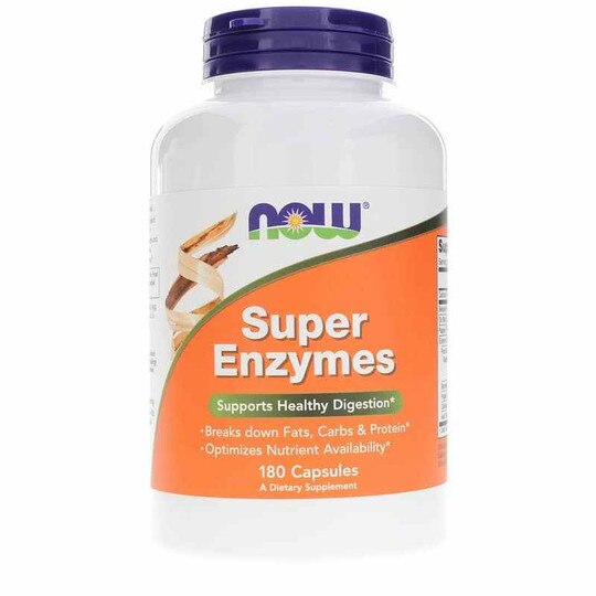 Super Enzymes Capsules, NOW
