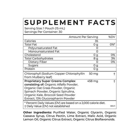 Super Greens, 30 Packets, CBT