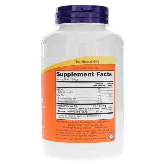 Super Primrose 1300 Mg, 120 Softgels, NOW