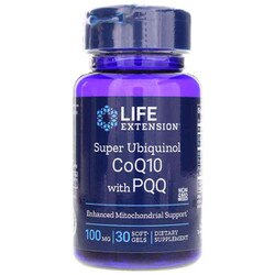 Super Ubiquinol CoQ10 with PQQ, 100 mg, 30 softgels