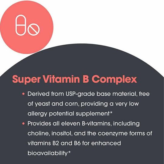Super Vitamin B Complex, 120 Veg Capsules, ARG
