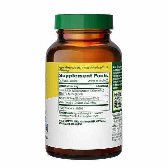 Superfood Mushroom Immune Support, 60 Capsules, MGF