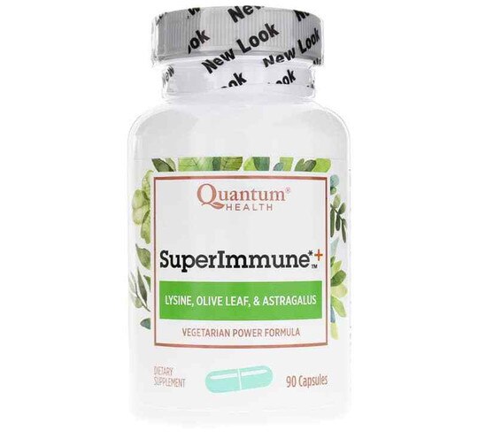 SuperImmune+ Lysine, Olive Leaf & Astragalus, 90 Capsul, QHT