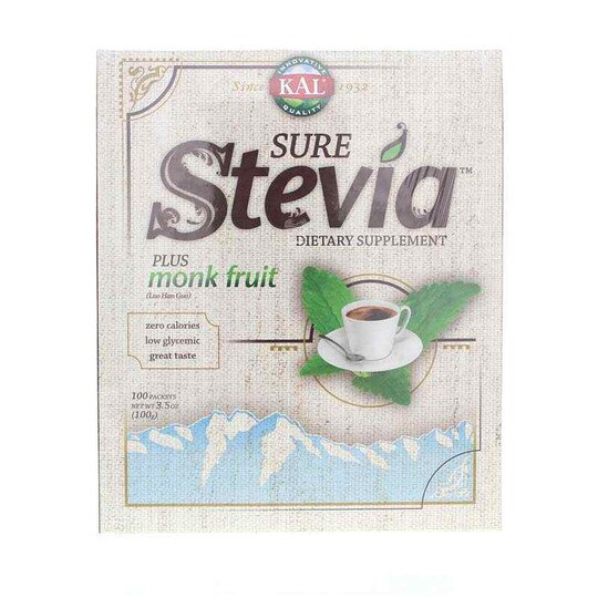 Sure Stevia Plus Monk Fruit Powder, Kal