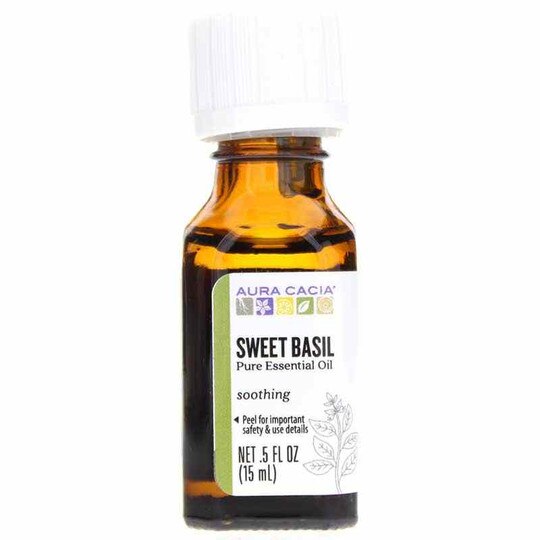 Sweet Basil Essential Oil, .5 Oz, AUC