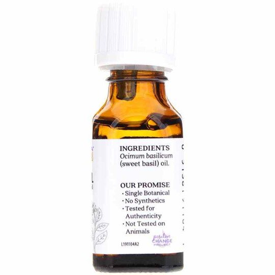 Sweet Basil Essential Oil, .5 Oz, AUC