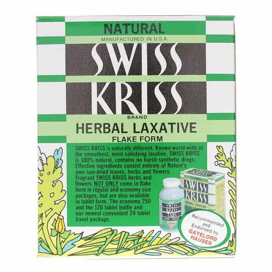 Swiss Kriss Herbal Laxative Flakes, 3.25 Oz, MDP