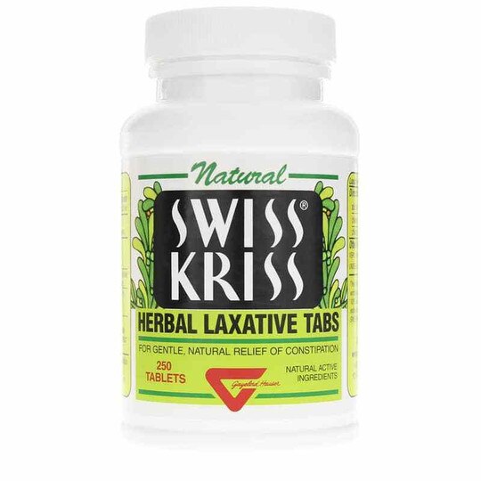 Swiss Kriss Herbal Laxative Tabs, 250 Tablets, MDP