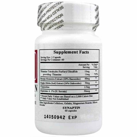 Synaptin Neuro Anxonal Formula, 60 Capsules, ECF