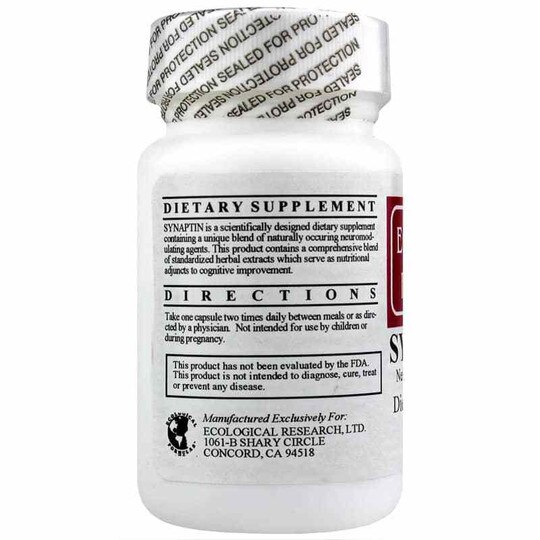 Synaptin Neuro Anxonal Formula, 60 Capsules, ECF