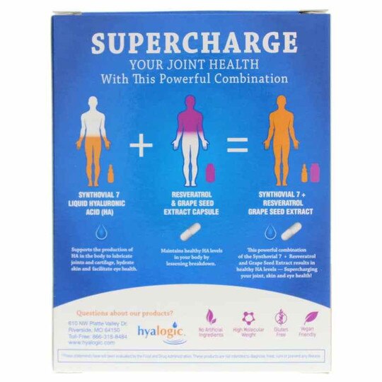 Synthovial Seven + Resveratrol for Joint Health, 30 Ser, HYG