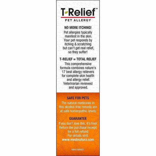 T-Relief Pet Allergy Oral Drops, 1.69 Oz, MDN
