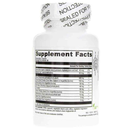 T3/T4 Support, 60 Veg Capsules, NBX