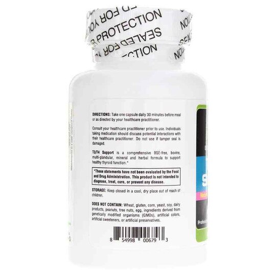 T3/T4 Support, 60 Veg Capsules, NBX