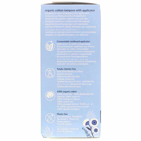 Tampon Organic Cotton Regular, 16 Tampons, NCR