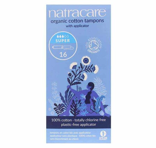 Tampon Organic Cotton Super, 16 Tampons, NCR