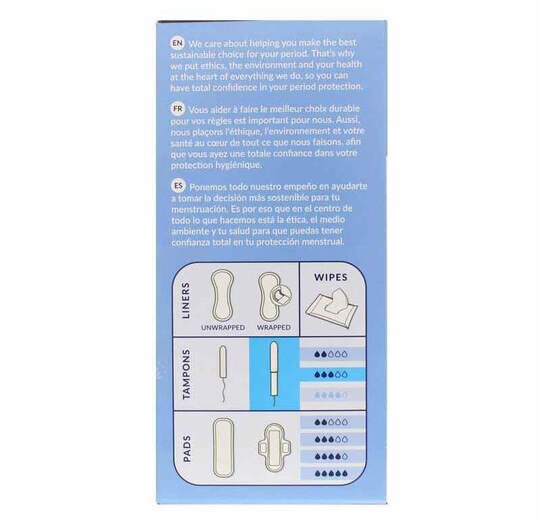 Tampon Organic Cotton Super, 16 Tampons, NCR