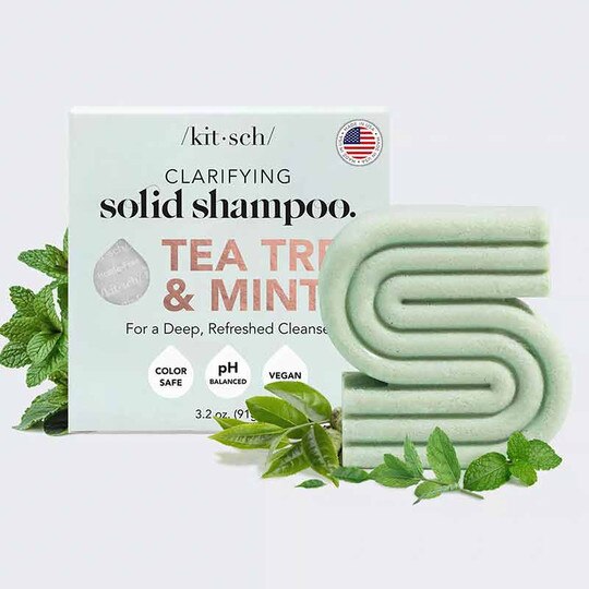Tea Tree & Mint Clarifying Shampoo Bar, 3.2 Oz, KT