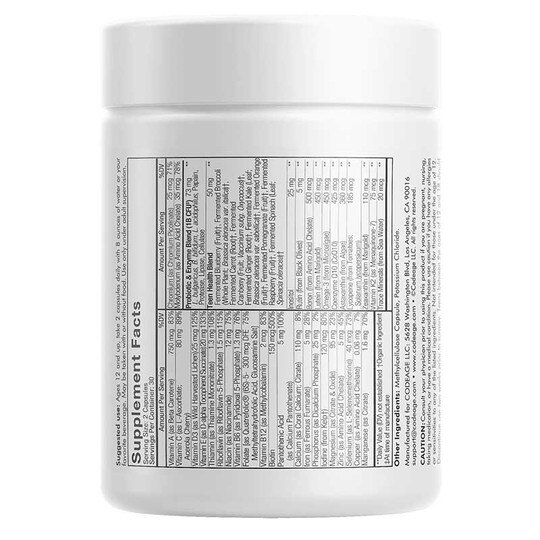 Teen Fermented Multivitamin, 60 Capsules, CDE