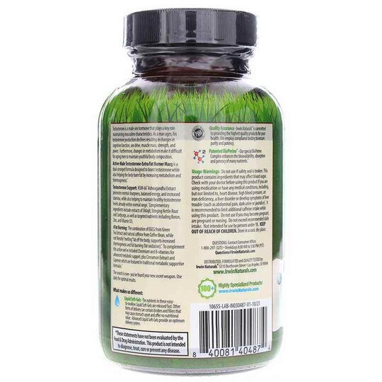 TestosteroneExtra Fat Burner Max3, Irwin Naturals