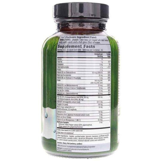 Testosterone UP Men Over 40, 60 Liquid Softgels, IRN