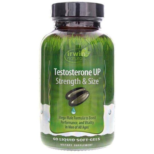 Testosterone UP Strength & Size, 60 Liquid Softgels, IRN