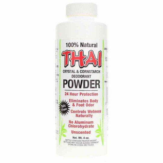 Thai Crystal & Cornstarch Deodorant Powder, 4 Oz, DSA