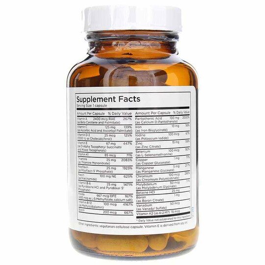 The Big One Multivitamin with Iron, 90 Capsules, MTM