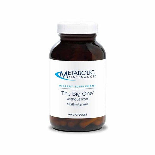 The Big One Multivitamin without Iron, 90 Capsules, MTM